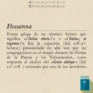 Significado De Hosanna En La Biblia